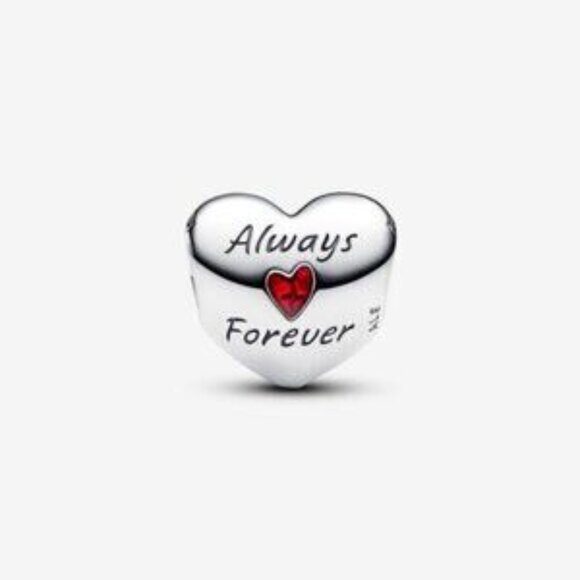 Disney Mickey Mouse & Minnie Mouse Heart Charm - Picture 2 of 5